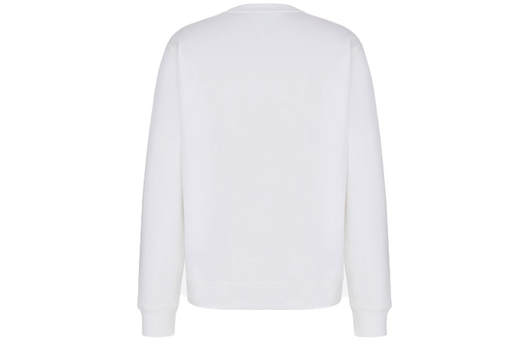 Lookbook DIOR x ケニー・シャーフ ロゴプリント クルーネック スウェットシャツ ホワイト 193J687B0531-C084