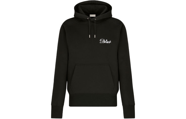 DIOR Kenny Scharf Logo Hoodie Black 143J683A0531-C988