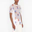 Details for Dior x Kenny Scharf Logo Print Loose Fit Crewneck T-Shirt White (). 193J653A0702-C084