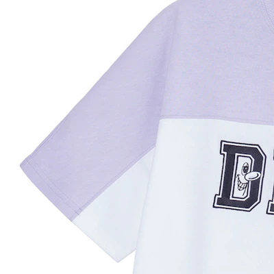 DIOR x Kenny Scharf Kaos Katun Logo Multicolor Putih. 193J646A0554-C880 2