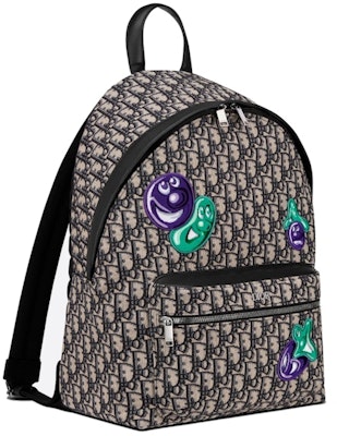 Dior x Kenny Scharf Rider Backpack Beige/Black Order Dior x Kenny Scharf Rider Backpack Beige/Black