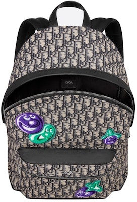 Dior x Kenny Scharf Rider Backpack Beige/Black Lookbook Dior x Kenny Scharf Rider Backpack Beige/Black