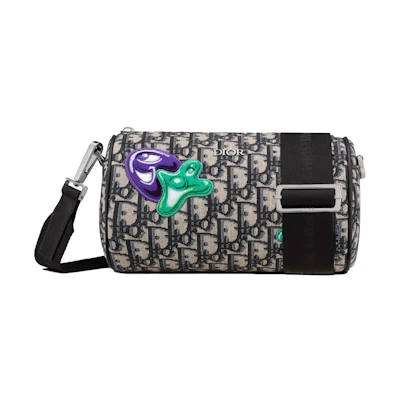 Dior x Kenny Scharf Roller Messenger Bag Beige/Black