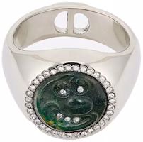Dior x Kenny Scharf Signet Ring Jade Silver Dior x Kenny Scharf Signet Ring Jade Silver