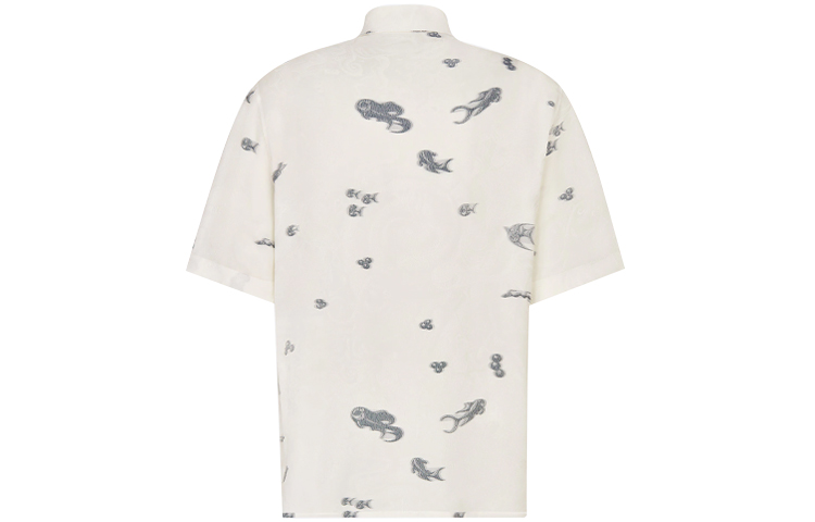 DIOR Kenny Scharf SS21 Graphic Printed Short Sleeve Shirt White Menswear 033C508A5198-C085 圖 3