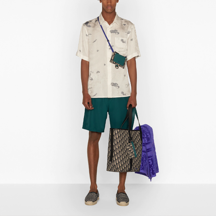 DIOR Kenny Scharf SS21 Graphic Printed Short Sleeve Shirt White Menswear 033C508A5198-C085 圖 4