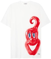DIOR x Kenny Scharf White Graphic Print Logo Casual T-Shirt. 193J650A0700-C083 DIOR x Kenny Scharf White Graphic Print Logo Casual T-Shirt. 193J650A0700-C083