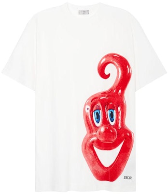 DIOR x Kenny Scharf 白色圖案印花標誌休閒T恤. 193J650A0700-C083 Buy DIOR x Kenny Scharf 白色圖案印花標誌休閒T恤. 193J650A0700-C083