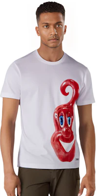 디올 x 케니 샤프 화이트 그래픽 프린트 로고 캐주얼 티셔츠. 193J650A0700-C083 Purchase 디올 x 케니 샤프 화이트 그래픽 프린트 로고 캐주얼 티셔츠. 193J650A0700-C083