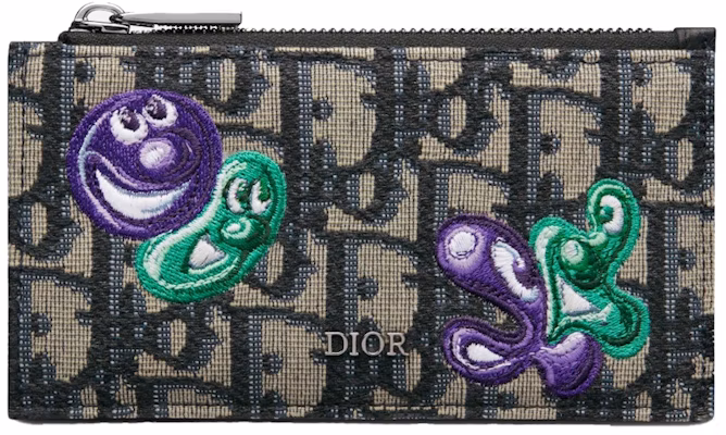 Dior x Kenny Scharf Zipped Card Holder Beige/Black Buy Dior x Kenny Scharf Zipped Card Holder Beige/Black
