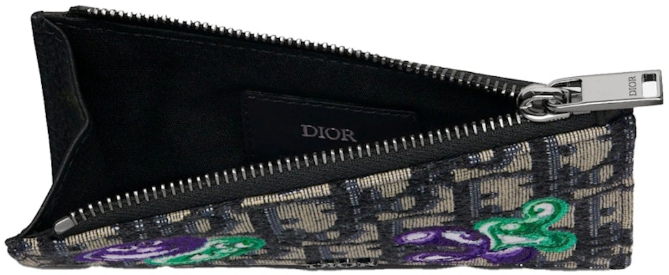 Dior x Kenny Scharf Zipped Card Holder Beige/Black Lookbook Dior x Kenny Scharf Zipped Card Holder Beige/Black