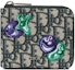 Buy Dior x Kenny Scharf Zipped Wallet Beige/Black