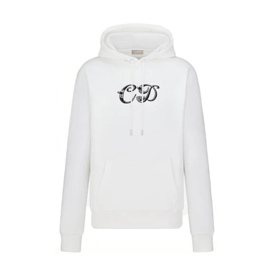 DIOR Kenny Zhang Colorblock Hoodie White 193J688A0531-C089