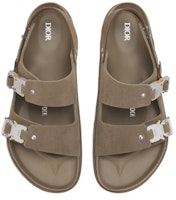 柏肯 X DIOR迪奧 Milano 皮革 平底休閒 時尚涼拖 男款 卡其色 Shop 柏肯 X DIOR迪奧 Milano 皮革 平底休閒 時尚涼拖 男款 卡其色