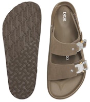 柏肯 X DIOR迪奧 Milano 皮革 平底休閒 時尚涼拖 男款 卡其色 Purchase 柏肯 X DIOR迪奧 Milano 皮革 平底休閒 時尚涼拖 男款 卡其色