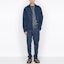 Shop DIOR x Parley SS22 Blue Long Sleeve Single-Breasted Jacket 293C414A5550-C585