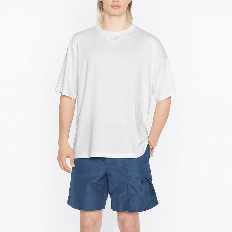 DIOR PARLEY SS22 White Logo Embroidered Oversized T-Shirt  Exclusive. 293J673C0773-C030 圖 4