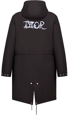 DIOR x Peter Doig Black Hoodie Long-Sleeve Coat for Men. 033C313F4875-C980 Buy DIOR x Peter Doig Black Hoodie Long-Sleeve Coat for Men. 033C313F4875-C980