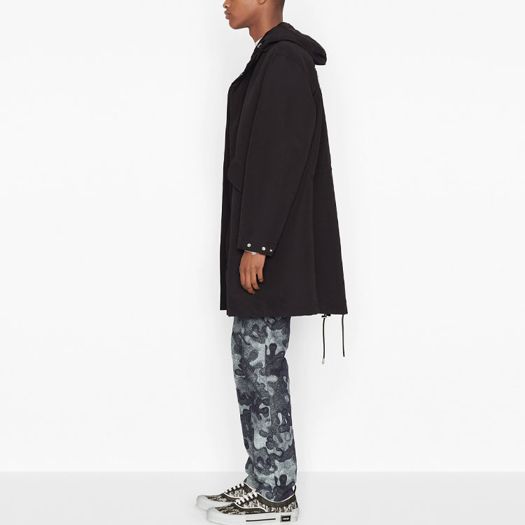 Purchase DIOR x Peter Doig Black Hoodie Long-Sleeve Coat for Men. 033C313F4875-C980