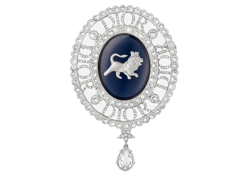 Buy Dior x Peter Doig Bros Biru Mutiara Kaca Perak/Biru