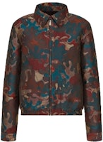 DIOR x Peter Doig Camo Tech Jacquard Waist Jacket Camouflage Outerwear. 143C402A5336-C783 DIOR x Peter Doig Camo Tech Jacquard Waist Jacket Camouflage Outerwear. 143C402A5336-C783
