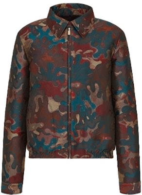 DIOR x Peter Doig Camo Tech Jacquard Waist Jacket Camouflage Outerwear. 143C402A5336-C783 Buy DIOR x Peter Doig Camo Tech Jacquard Waist Jacket Camouflage Outerwear. 143C402A5336-C783