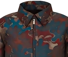 Cheap DIOR x Peter Doig 迷彩科技提花腰身外套 迷彩外衣 143C402A5336-C783