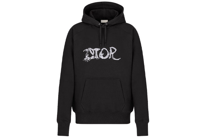 DIOR x Peter Doig FW21 Logo Embroidered Pullover Hoodie Edition. 143J683B0531-C980