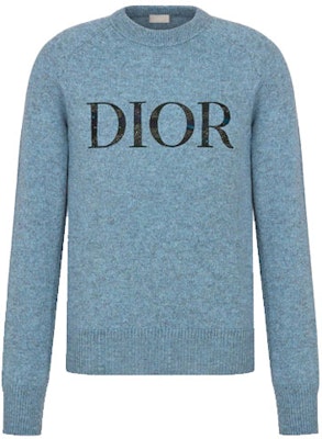 DIOR x Peter Doig 藍色刺繡標誌毛織套頭毛衣 143M657AT296-C585 Buy DIOR x Peter Doig 藍色刺繡標誌毛織套頭毛衣 143M657AT296-C585