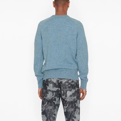 DIOR x Peter Doig 藍色刺繡標誌毛織套頭毛衣 143M657AT296-C585 Purchase DIOR x Peter Doig 藍色刺繡標誌毛織套頭毛衣 143M657AT296-C585