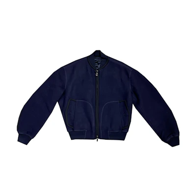 DIOR Peter Doig Navy Pocket Zip Long Sleeve Jacket Outerwear 143C406A5300-C589