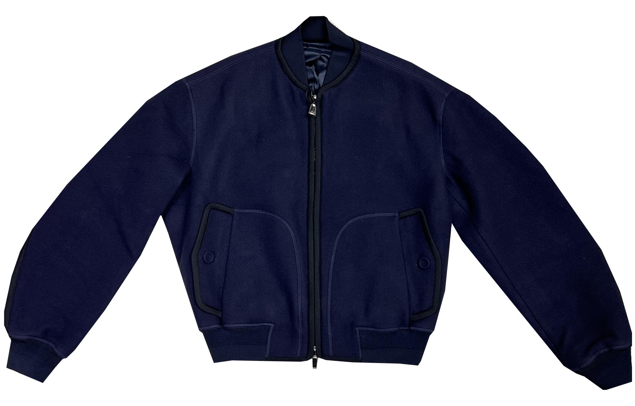 DIOR Peter Doig Navy Pocket Zip Long Sleeve Jacket  Outerwear 143C406A5300-C589 圖 2