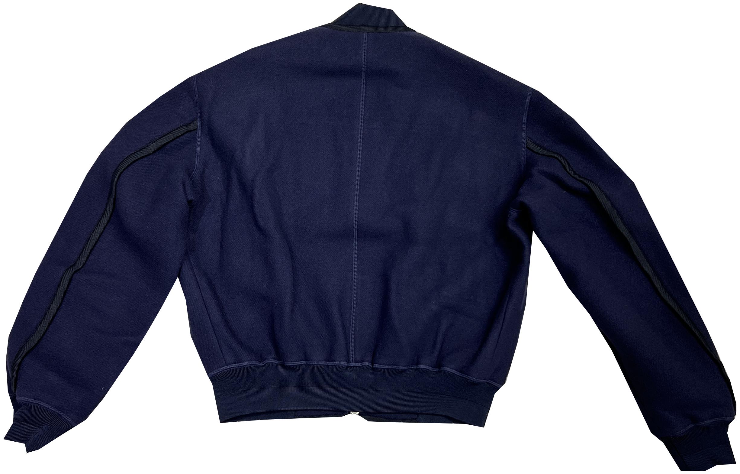 DIOR Peter Doig Navy Pocket Zip Long Sleeve Jacket  Outerwear 143C406A5300-C589 圖 3