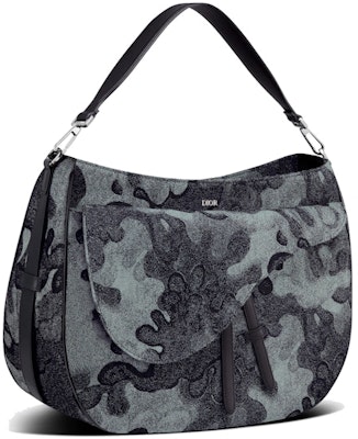 Dior x Peter Doig Saddle Soft Bag Denim Camouflage Jacquard Order Dior x Peter Doig Saddle Soft Bag Denim Camouflage Jacquard