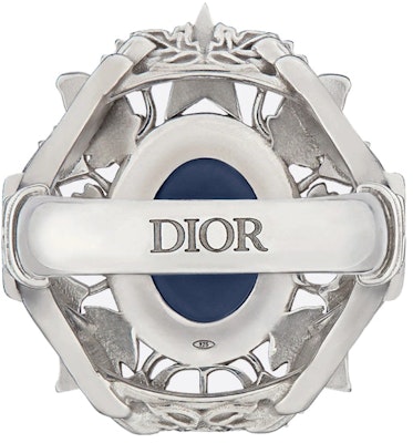 Dior x Peter Doig Signet Ring Blue Glass Pearl Silver/Blue Order Dior x Peter Doig Signet Ring Blue Glass Pearl Silver/Blue