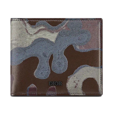Dior x Peter Doig Wallet Brown