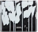 Buy Cartera Dior x Raymond Pettibon Piel Negra/Blanca