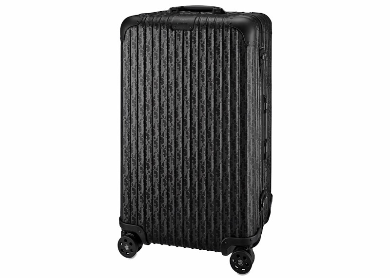 Order Koper Besar Roda 4 Dior x RIMOWA Aluminium Dior Oblique Hitam