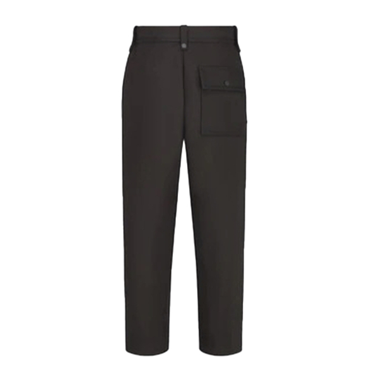 DIOR Sacai Black Relaxed Fit Logo Patch Belted Trousers. 213C122A4451-C900 圖 3