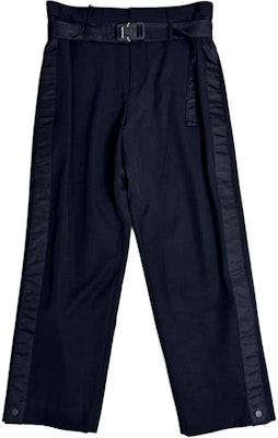 DIOR x Sacai FW21 黑色直筒斜紋標誌貼布休閒長褲 213C120A5180-C900 Buy DIOR x Sacai FW21 黑色直筒斜紋標誌貼布休閒長褲 213C120A5180-C900