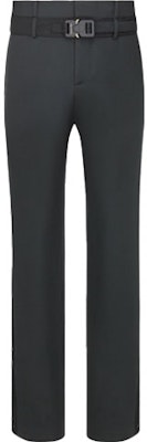 DIOR x Sacai FW21 黑色直筒斜紋標誌貼布休閒長褲 213C120A5180-C900 Order DIOR x Sacai FW21 黑色直筒斜紋標誌貼布休閒長褲 213C120A5180-C900