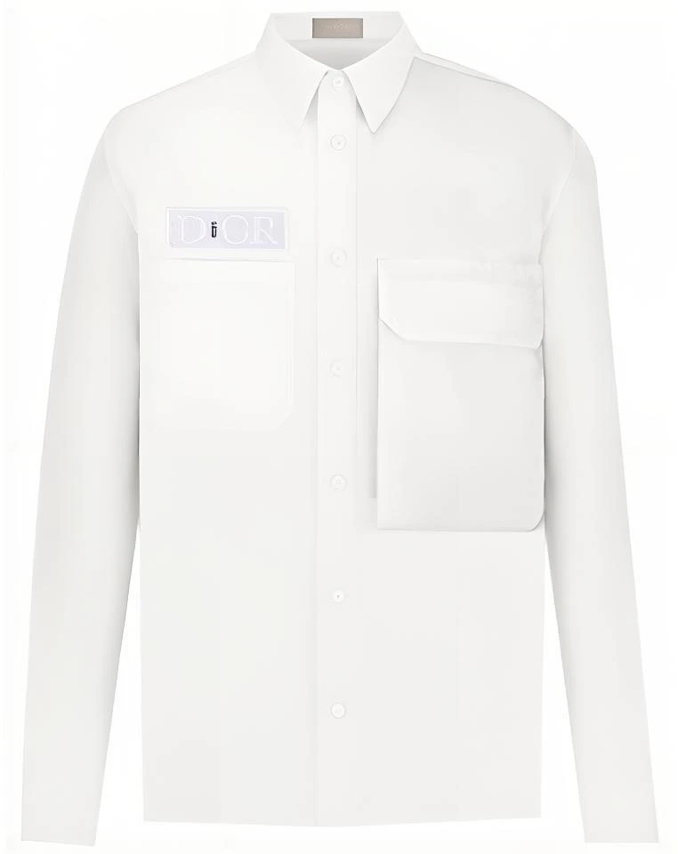 dior-x-sacai-fw-21-logo-patch-pocket-long-sleeve-shirt-cream-white-mens-213-c534-a4451-c030
