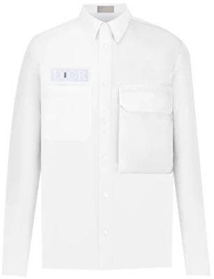 Camisa Hombre Manga Larga Blanca DIOR x Sacai FW21 con Bolsillo y Logo 213C534A4451-C030 Order Camisa Hombre Manga Larga Blanca DIOR x Sacai FW21 con Bolsillo y Logo 213C534A4451-C030
