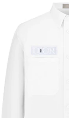 Camisa Hombre Manga Larga Blanca DIOR x Sacai FW21 con Bolsillo y Logo 213C534A4451-C030 Purchase Camisa Hombre Manga Larga Blanca DIOR x Sacai FW21 con Bolsillo y Logo 213C534A4451-C030