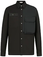 Dior x Sacai FW21 Long Sleeve Pocket Shirt Black Collaborative Edition 213C534A4451-C900 Dior x Sacai FW21 Long Sleeve Pocket Shirt Black Collaborative Edition 213C534A4451-C900