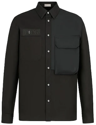 Dior x Sacai FW21 Long Sleeve Pocket Shirt Black Collaborative Edition 213C534A4451-C900 Order Dior x Sacai FW21 Long Sleeve Pocket Shirt Black Collaborative Edition 213C534A4451-C900