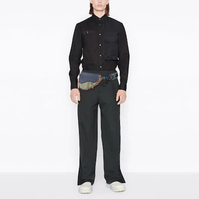 Dior x Sacai FW21 Long Sleeve Pocket Shirt Black Collaborative Edition 213C534A4451-C900 Shop Dior x Sacai FW21 Long Sleeve Pocket Shirt Black Collaborative Edition 213C534A4451-C900