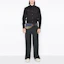 Shop Dior x Sacai FW21 Long Sleeve Pocket Shirt Black Collaborative Edition 213C534A4451-C900