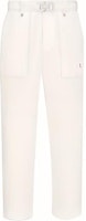 DIOR x Sacai White Straight-Leg Cropped Casual Pants. 213C122B4451-C030 DIOR x Sacai White Straight-Leg Cropped Casual Pants. 213C122B4451-C030