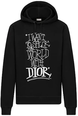 Dior x Shawn 男士黑色大Logo印花寬鬆連帽上衣 033J646A0531C-980 Buy Dior x Shawn 男士黑色大Logo印花寬鬆連帽上衣 033J646A0531C-980